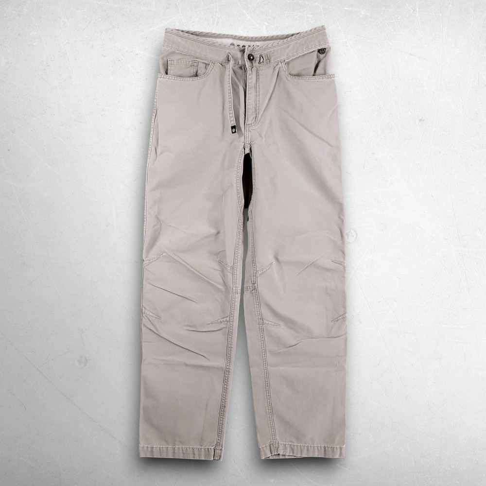 VTG Y2K North Face A5 Series Canvas Climbing Pants Women 10 Gray Gorpcore Hiking